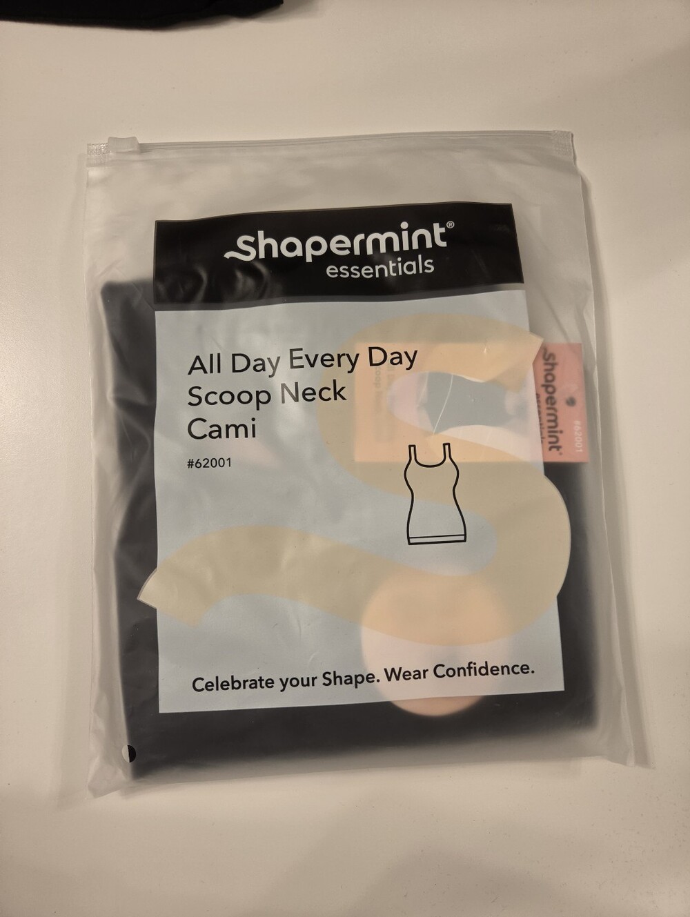 Shapermint Essentials All Day Every Day Scoop Neck Cami black/XL NWT